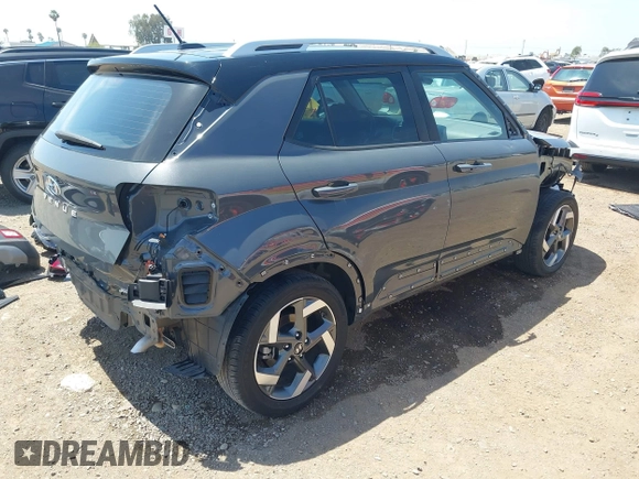2023 Hyundai Venue SEL with VIN KMHRC8A30PU261651, listed as a IAAI auction lot 42300142 with 23,698 mi miles and . Bid and sale history available at DreamBid. Image 4.