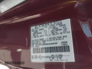 1998 Ford F-150 with VIN 1FTZF182XWKA36602, listed as a IAAI auction lot 42472442 with 112,235 mi miles and . Bid and sale history available at DreamBid. Image 9.