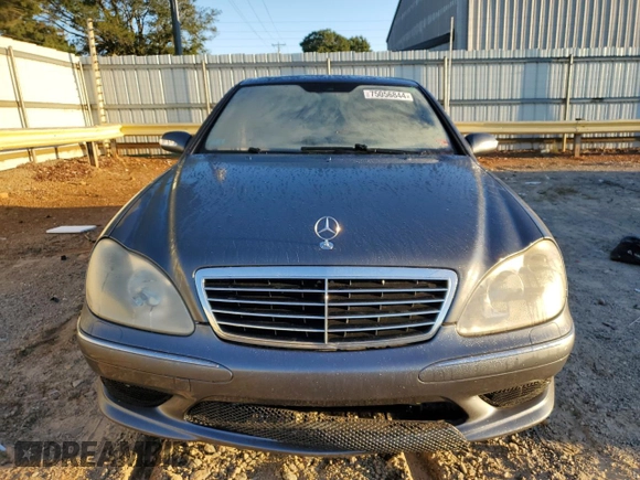 2006 Mercedes-Benz S 500 with VIN WDBNG75J56A476841, listed as a Copart auction lot 75056844 with 155,289 mi miles and Salvage Title. Bid and sale history available at DreamBid. Image 5.