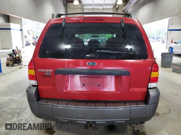 2005 Ford Escape XLT with VIN 1FMYU93115KA57475, listed as a Copart auction lot 51504325 with 165,235 mi miles and Salvage Title. Bid and sale history available at carsss.com. Image 6.