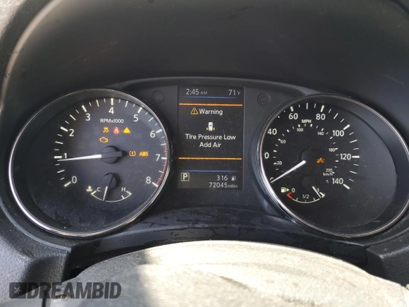 2018 Nissan Rogue S with VIN KNMAT2MTXJP582970, listed as a Copart auction lot 50151165 with 72,045 mi miles and Salvage Title. Bid and sale history available at carsss.com. Image 9.