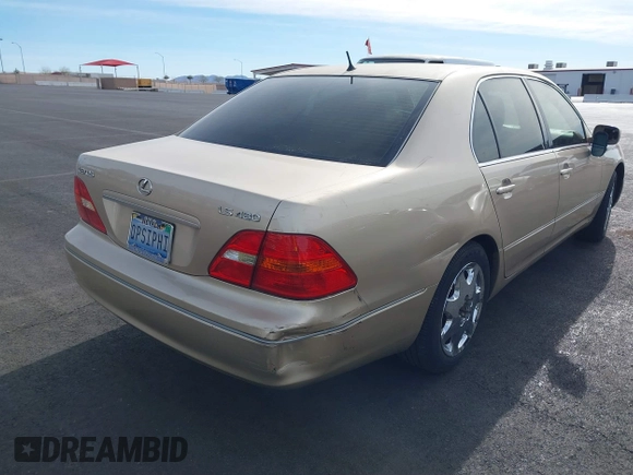 2001 Lexus LS 430 with VIN JTHBN30F110040314, listed as a IAAI auction lot 41292034 with Not Provided miles. Bid and sale history available at carsss.com. Image 15.