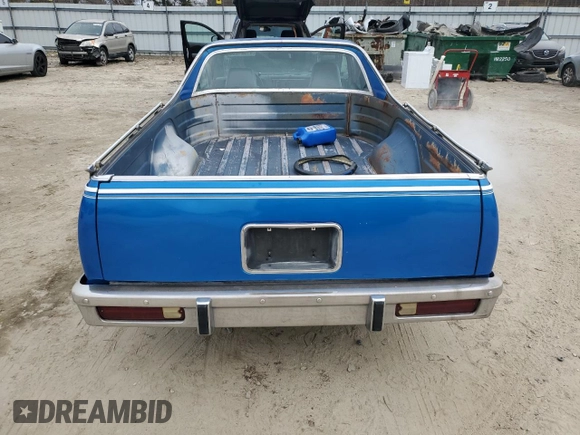 1981 Chevrolet El Camino with VIN 1GCCW80J2BD432782, listed as a Copart auction lot 41821285 with 24,296 mi miles and Salvage Title. Bid and sale history available at carsss.com. Image 6.