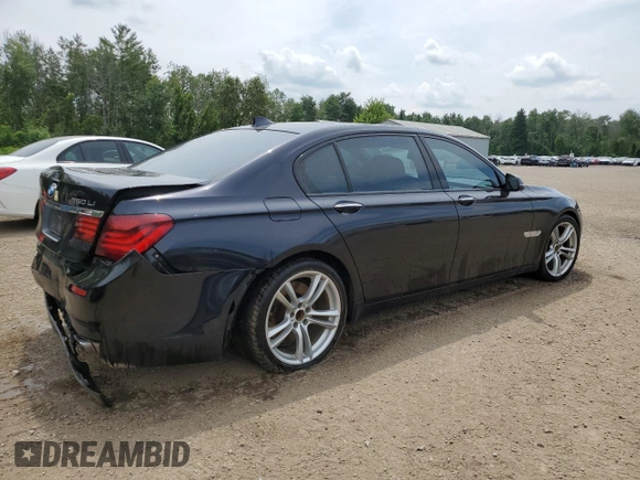 2014 BMW 7 Series ALPINA B7 xDrive with VIN WBAYF8C58ED652837, listed as a Copart auction lot 63598555 with 181,359 mi miles and Salvage title. Bid and sale history available at DreamBid. Image 3.