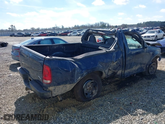 2002 Ford F-150 XL with VIN 1FTRF17292NB99722, listed as a IAAI auction lot 41658666 with 1 mi miles. Bid and sale history available at carsss.com. Image 4.