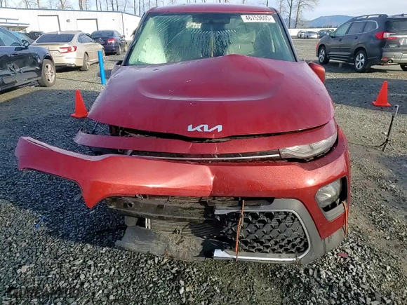 2022 Kia Soul LX with VIN KNDJ23AUXN7821798, listed as a Copart auction lot 46753605 with 0 mi miles and Salvage Title. Bid and sale history available at carsss.com. Image 11.
