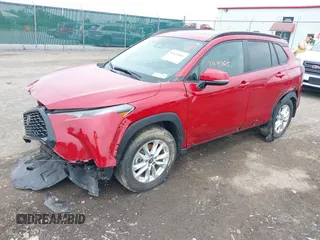 2023 Toyota Corolla Cross LE with VIN 7MUBAABGXPV044963, listed as a IAAI auction lot 42645065 with 30,790 mi miles and . Bid and sale history available at DreamBid. Image 2.