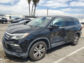 2017 Honda Pilot EX-L with VIN 5FNYF5H50HB000771, listed as a Copart auction lot 52611255 with 84,922 mi miles and Salvage Title. Bid and sale history available at carsss.com. Image 1.