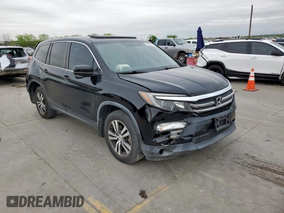 2017 Honda Pilot EX-L with VIN 5FNYF5H84HB005790, listed as a Copart auction lot 51681175 with 91,937 mi miles and Salvage title. Bid and sale history available at DreamBid. Image 4.