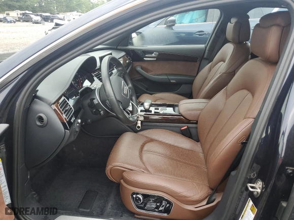 2018 Audi A8 L with VIN WAU44AFD0JN000152, listed as a Copart auction lot 62844254 with 47,325 mi miles and Salvage Title. Bid and sale history available at carsss.com. Image 7.