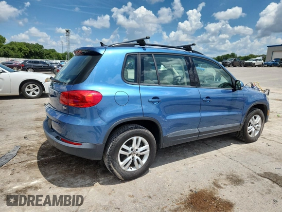 2017 Volkswagen Tiguan S with VIN WVGAV7AX2HW501907, listed as a Copart auction lot 64880705 with 82,592 mi miles and Clean title. Bid and sale history available at DreamBid. Image 3.
