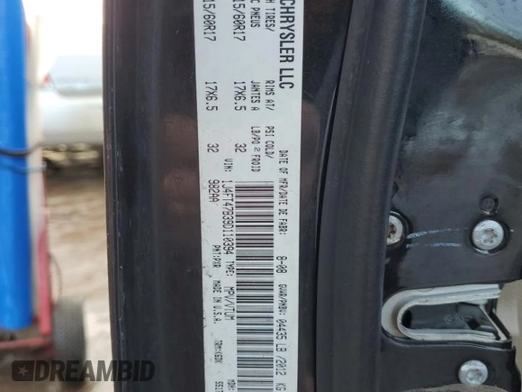 2009 Jeep Compass North with VIN 1J4FT47B39D110394, listed as a Copart auction lot 46528355 with 144,494 mi miles and Salvage Title. Bid and sale history available at carsss.com. Image 16.