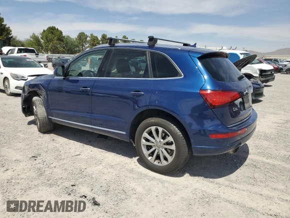 2016 Audi Q5 Premium with VIN WA1C2AFP8GA145805, listed as a Copart auction lot 56346435 with 125,002 mi miles and Salvage title. Bid and sale history available at DreamBid. Image 2.