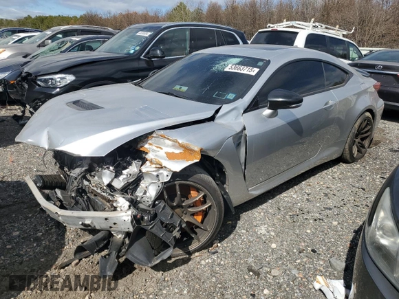 2017 Lexus RC F F z VIN JTHHP5BC1H5006552, wystawiony jako Copart lot #53663715 z przebiegiem 64 593 mil mil oraz Szkoda całkowita • Salvage title. Historia ofert i sprzedaży dostępna na DreamBid. Obrazek 1.