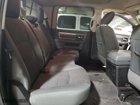 2018 Ram 1500 Big Horn with VIN 3C6RR7LG9JG203147, listed as a Copart auction lot 81813104 with 107,541 mi miles and Salvage Title. Bid and sale history available at carsss.com. Image 10.