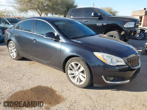 2014 Buick Regal with VIN 2G4GK5EX6E9237175, listed as a IAAI auction lot 41338402 with 129,145 mi miles. Bid and sale history available at carsss.com. Image 1.