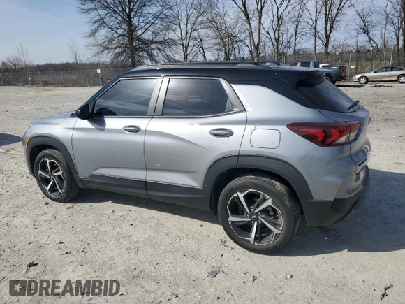 2023 Chevrolet TrailBlazer RS with VIN KL79MTSL7PB100578, listed as a Copart auction lot 49632745 with 12,508 mi miles and Salvage Title. Bid and sale history available at DreamBid. Image 2.