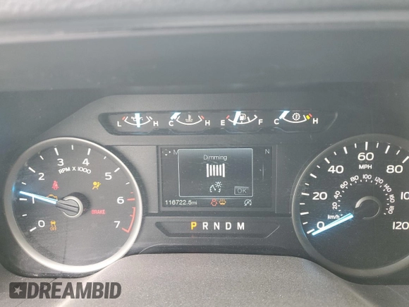 2019 Ford F-150 XL with VIN 1FTEX1CP1KFB02018, listed as a Copart auction lot 57113545 with 116,722 mi miles and Salvage title. Bid and sale history available at DreamBid. Image 9.