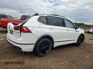 2022 Volkswagen Tiguan SE R-Line Black with VIN 3VV8B7AX7NM007213, listed as a Copart auction lot 58302205 with 24,996 mi miles and Non repairable. Bid and sale history available at DreamBid. Image 3.