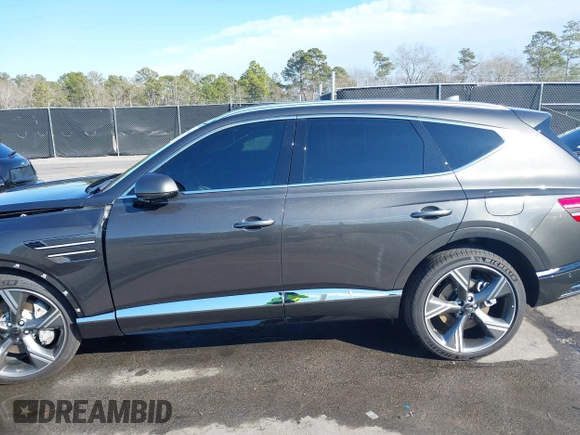 2025 Genesis GV80 Prestige with VIN KMUHEESC9SU247860, listed as a IAAI auction lot 41384609 with 1,819 mi miles and . Bid and sale history available at DreamBid. Image 14.