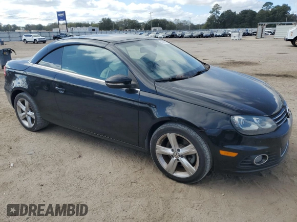 2012 Volkswagen Eos Lux with VIN WVWFW7AH3CV015475, listed as a Copart auction lot 78923724 with 109,453 mi miles and Salvage Title. Bid and sale history available at DreamBid. Image 4.