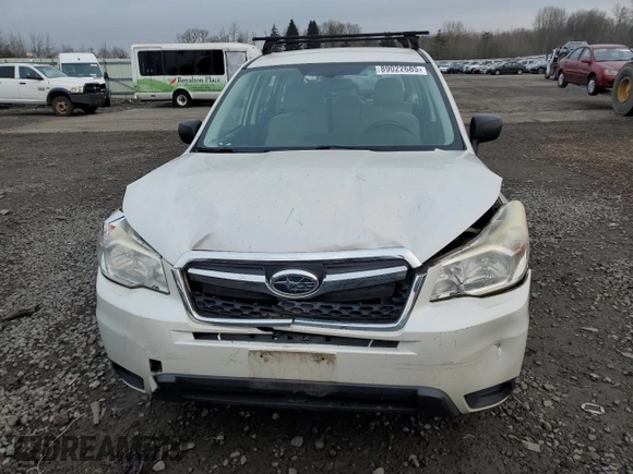 2014 Subaru Forester 2.5i with VIN JF2SJAAC5EG423354, listed as a Copart auction lot 89022685 with 109,102 mi miles and Salvage Title. Bid and sale history available at carsss.com. Image 5.