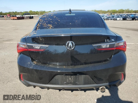 2020 Acura ILX Premium with VIN 19UDE2F75LA009344, listed as a Copart auction lot 55945385 with 59,344 mi miles and Salvage title. Bid and sale history available at DreamBid. Image 6.