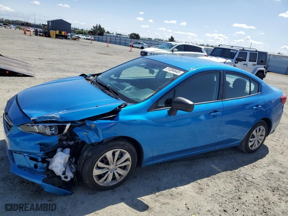 2022 Subaru Impreza with VIN 4S3GKAB61N3602749, listed as a Copart auction lot 51094645 with 5,489 mi miles and Salvage Title. Bid and sale history available at carsss.com. Image 1.