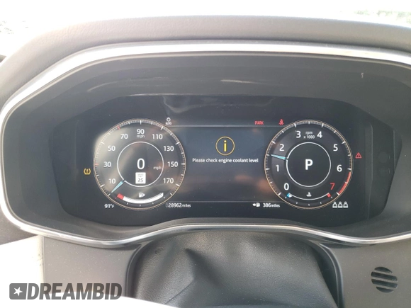 2021 Jaguar F-Pace R-Dynamic S with VIN SADCT2FU2MA665545, listed as a Copart auction lot 66326793 with 28,962 mi miles and . Bid and sale history available at DreamBid. Image 9.