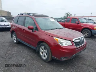2014 Subaru Forester Premium with VIN JF2SJAEC4EH510540, listed as a IAAI auction lot 42648693 with 120,350 mi miles and . Bid and sale history available at DreamBid. Image 1.