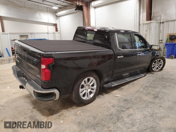 2024 Chevrolet Silverado 1500 LTZ with VIN 1GCUDGE87RZ335469, listed as a Copart auction lot 48247945 with 5,874 mi miles and Salvage Title. Bid and sale history available at DreamBid. Image 3.