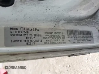 2017 Ram ProMaster City Cargo Tradesman z VIN ZFBERFAB7H6F14411, wystawiony jako IAAI lot #41929544 z przebiegiem 318 038 mil mil oraz . Historia ofert i sprzedaży dostępna na DreamBid. Obrazek 9.