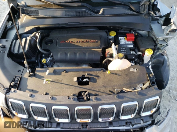 2022 Jeep Compass Latitude Lux with VIN 3C4NJDFB8NT178915, listed as a Copart auction lot 48702815 with 16,441 mi miles and Salvage title. Bid and sale history available at DreamBid. Image 13.