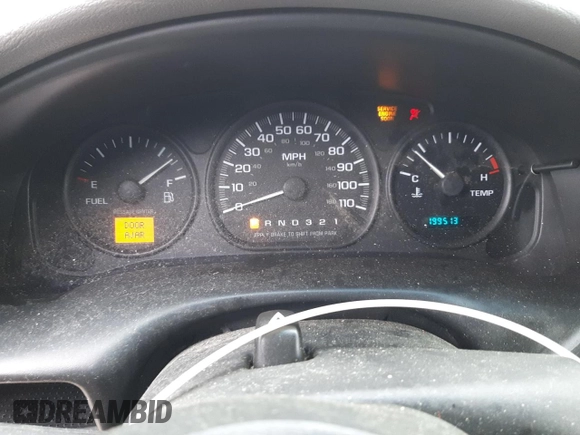 2003 Chevrolet Venture Warner Bros 1SE with VIN 1GNDX13E13D118296, listed as a Copart auction lot 85672564 with 199,513 mi miles and Salvage title. Bid and sale history available at DreamBid. Image 9.