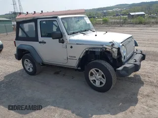 2011 Jeep Wrangler Sport with VIN 1J4AA2D18BL546069, listed as a IAAI auction lot 42139693 with 56,395 mi miles and . Bid and sale history available at carsss.com. Image 1.