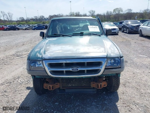 1998 Ford Ranger XL with VIN 1FTYR14C2WTA25220, listed as a IAAI auction lot 41868042 with 257,705 mi miles. Bid and sale history available at carsss.com. Image 12.