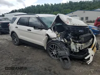 2016 Ford Explorer Sport with VIN 1FM5K8GT3GGA41704, listed as a Copart auction lot 61453515 with 101,801 mi miles and Salvage title. Bid and sale history available at DreamBid. Image 4.