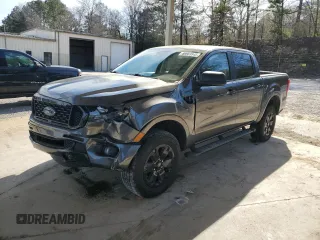 2020 Ford Ranger XL with VIN 1FTER4EH5LLA11130, listed as a Copart auction lot 50863545 with 44,717 mi miles and Salvage Title. Bid and sale history available at carsss.com. Image 1.