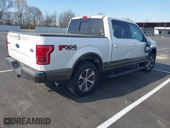 2015 Ford F-150 XLT with VIN 1FTEW1EGXFFB56438, listed as a IAAI auction lot 41902217 with 200,823 mi miles. Bid and sale history available at carsss.com. Image 4.