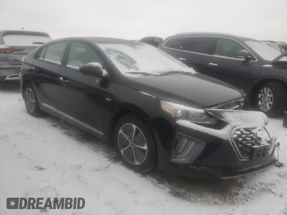 2020 Hyundai Ioniq SE with VIN KMHC65LD3LU235167, listed as a Copart auction lot 87891755 with 40,434 mi miles and Salvage title. Bid and sale history available at DreamBid. Image 4.