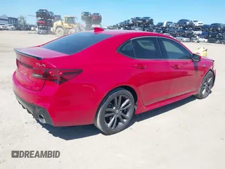 2018 Acura TLX w/A-SPEC Pkg with VIN 19UUB2F67JA007933, listed as a IAAI auction lot 41774816 with 68,823 mi miles. Bid and sale history available at carsss.com. Image 4.