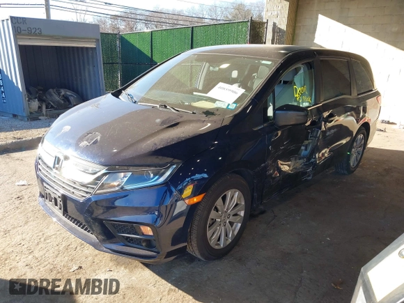2019 Honda Odyssey LX with VIN 5FNRL6H2XKB124126, listed as a IAAI auction lot 40859906 with 24,369 mi miles and . Bid and sale history available at DreamBid. Image 18.
