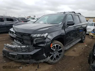2022 Chevrolet Suburban RST with VIN 1GNSKEKD1NR149401, listed as a Copart auction lot 45932904 with 101,440 mi miles and Salvage Title. Bid and sale history available at carsss.com. Image 1.