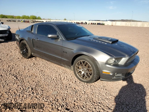 2014 Ford Mustang GT with VIN 1ZVBP8CF5E5252238, listed as a Copart auction lot 60452555 with 120,329 mi miles and Salvage title. Bid and sale history available at DreamBid. Image 4.