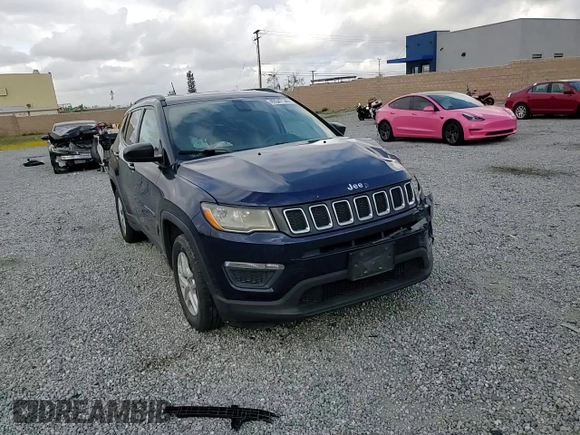2018 Jeep Compass Sport z VIN 3C4NJCAB4JT488295, wystawiony jako Copart lot #49347145 z przebiegiem 132 343 mil mil oraz Szkoda całkowita • Salvage title. Historia ofert i sprzedaży dostępna na DreamBid. Obrazek 12.