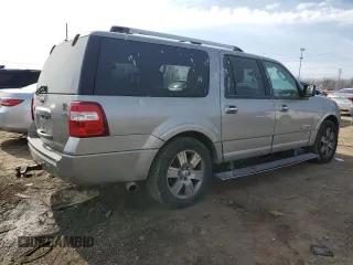 2008 Ford Expedition Max Limited with VIN 1FMFK20518LA24048, listed as a Copart auction lot 47256665 with 208,527 mi miles and Clean title. Bid and sale history available at DreamBid. Image 3.