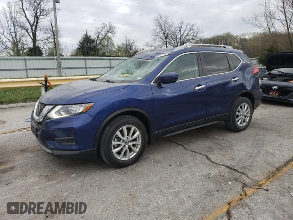 2019 Nissan Rogue SV with VIN 5N1AT2MT4KC827797, listed as a Copart auction lot 50877745 with 48,994 mi miles and Clean Title. Bid and sale history available at DreamBid. Image 1.