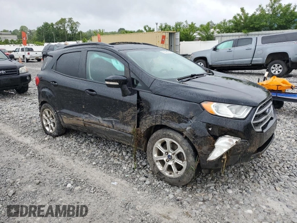2018 Ford EcoSport SE with VIN MAJ3P1TE7JC173333, listed as a Copart auction lot 58166195 with 60,290 mi miles and Salvage title. Bid and sale history available at DreamBid. Image 4.