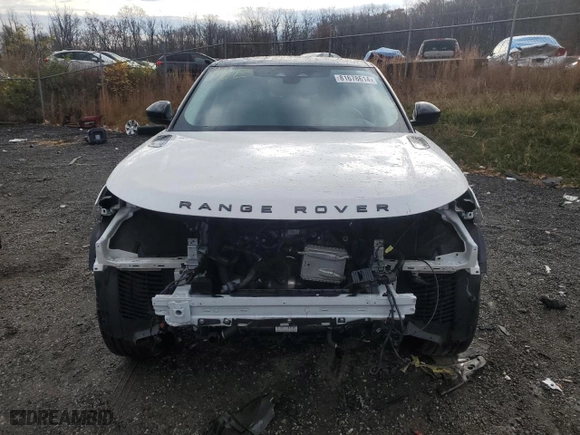 2022 Land Rover Range Rover Velar R-Dynamic S with VIN SALYT2EX8NA342494, listed as a Copart auction lot 81678614 with 38,194 mi miles and Salvage Title. Bid and sale history available at carsss.com. Image 5.