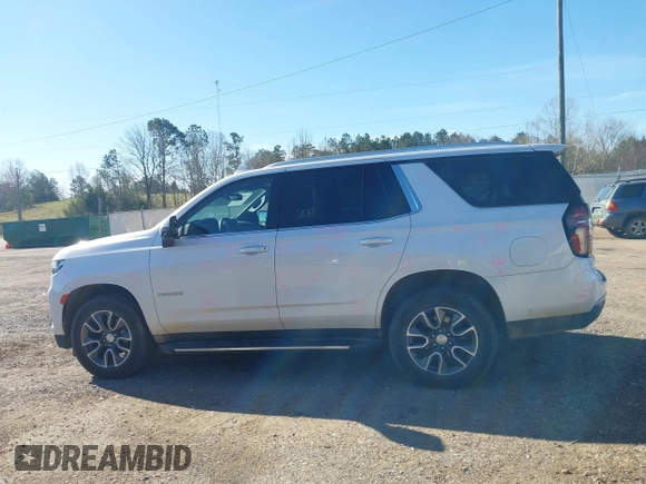 2023 Chevrolet Tahoe LT with VIN 1GNSKNKD0PR356526, listed as a IAAI auction lot 41730943 with 23,315 mi miles and . Bid and sale history available at DreamBid. Image 14.